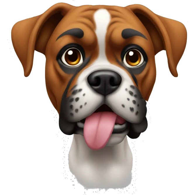  boxer dog 4k emoji