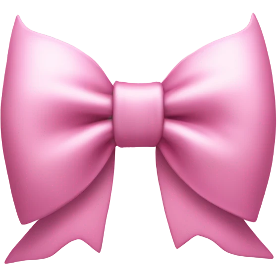 A light pink coquette bow on Batman  emoji