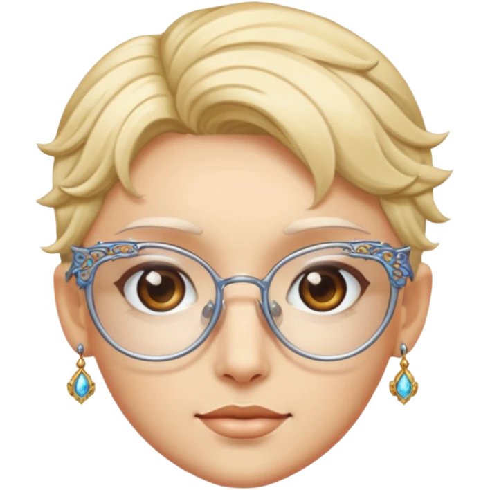 glasses with fae emoji