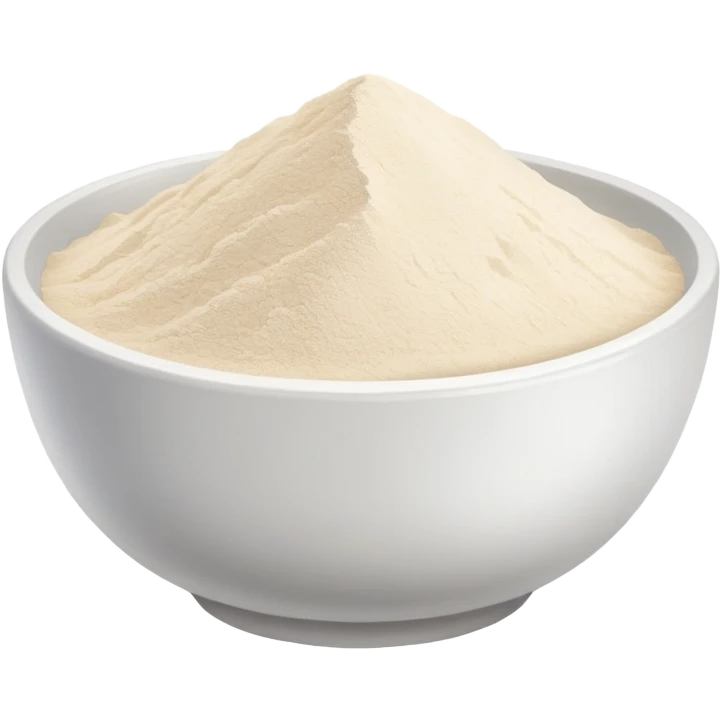 a bowl of wheat flour emoji