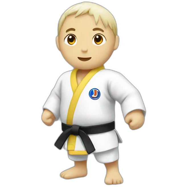 Poulet judoka emoji