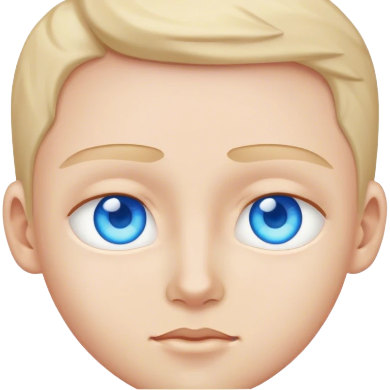 Blue eyes  emoji