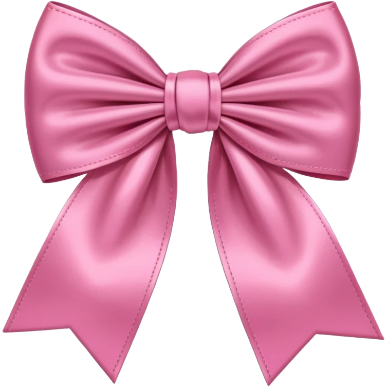 Pink bow emoji