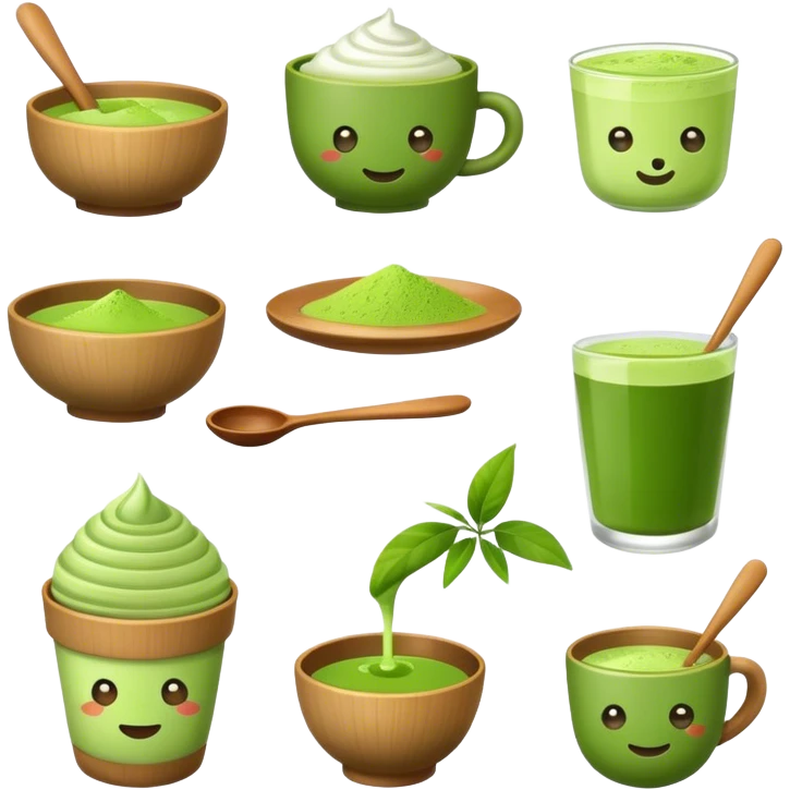 pls create maiko matcha nyc's matcha emojis emoji