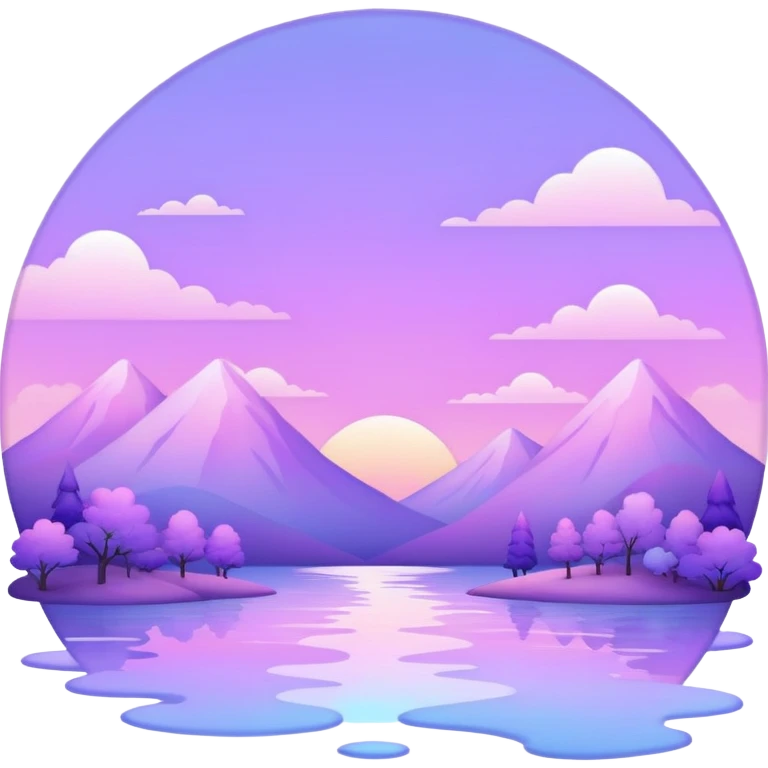  Pastel-white-purple-Iridescent-aesthetic-scenic-scenery-Decoration emoji