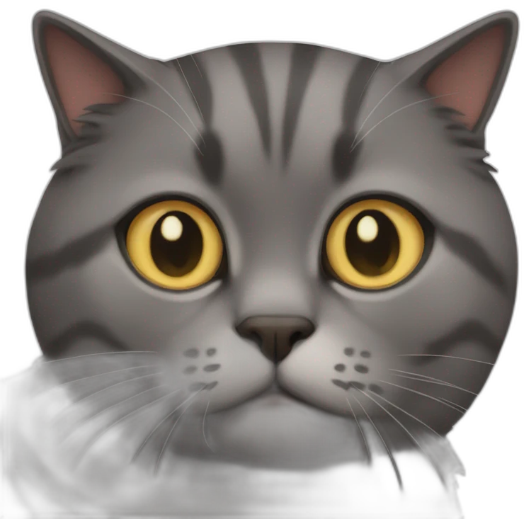 My cat is very fat emoji
