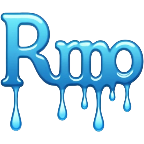 Words that say "RIP" in drippy letters  emoji