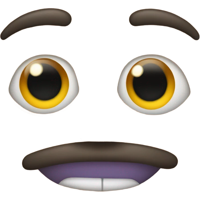 👁️👄👁️ emoji