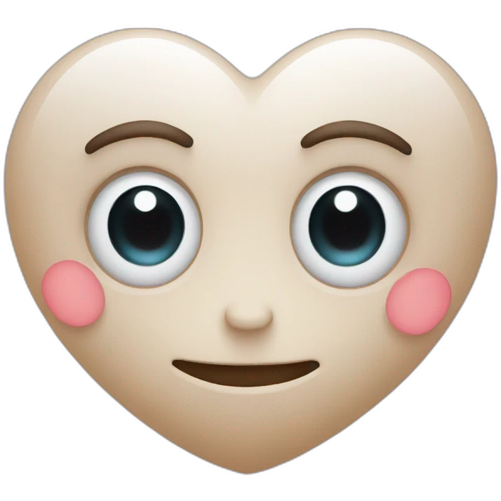 Heart with eyes emoji