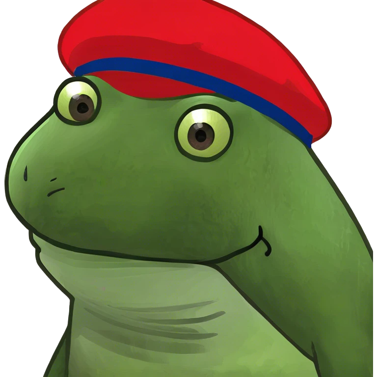 A regular bufo emoji