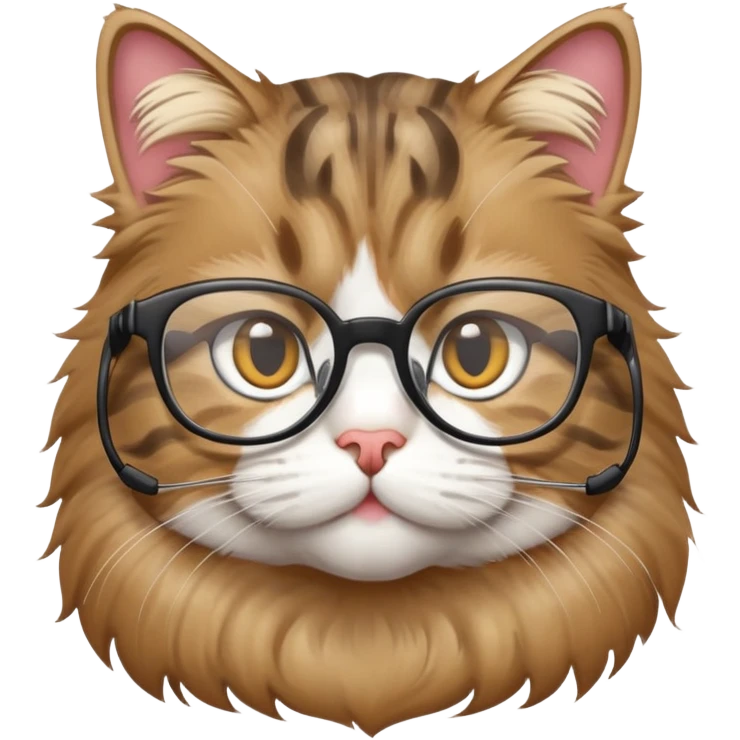 nerdy cat debugging code emoji