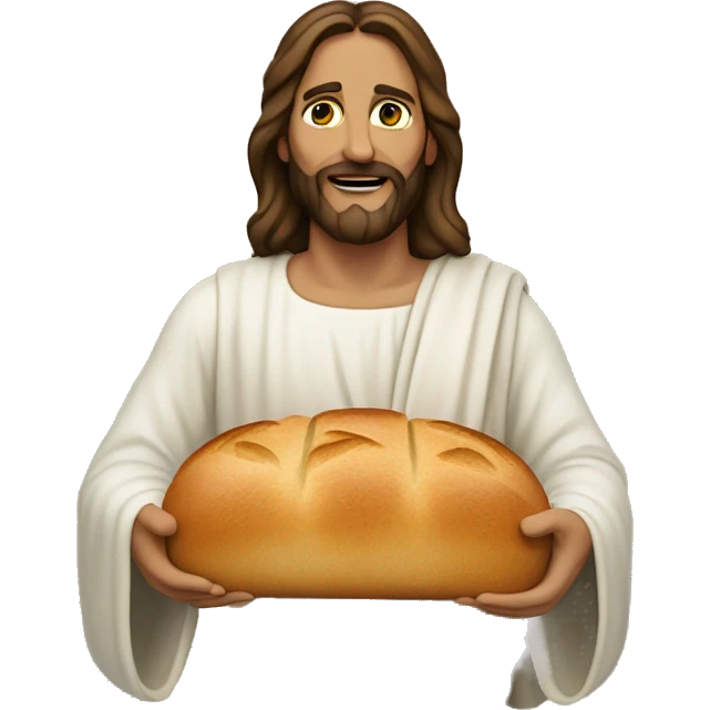 Jesus is the bread of life emoji