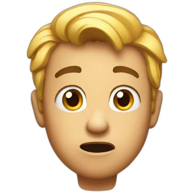 surprised questioning look emoji