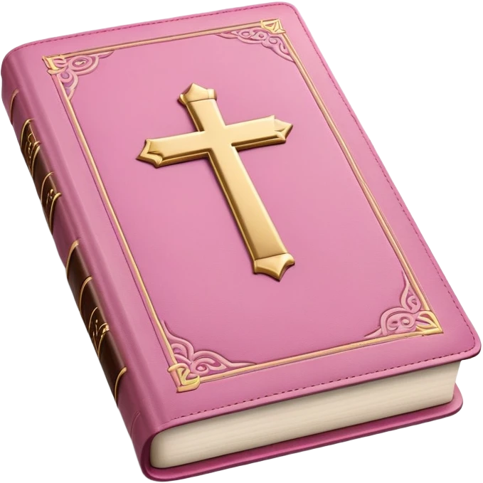 pink bible  emoji