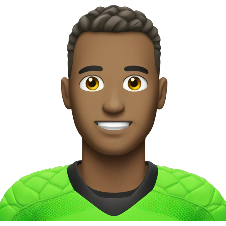 goalkeeper in goal emoji