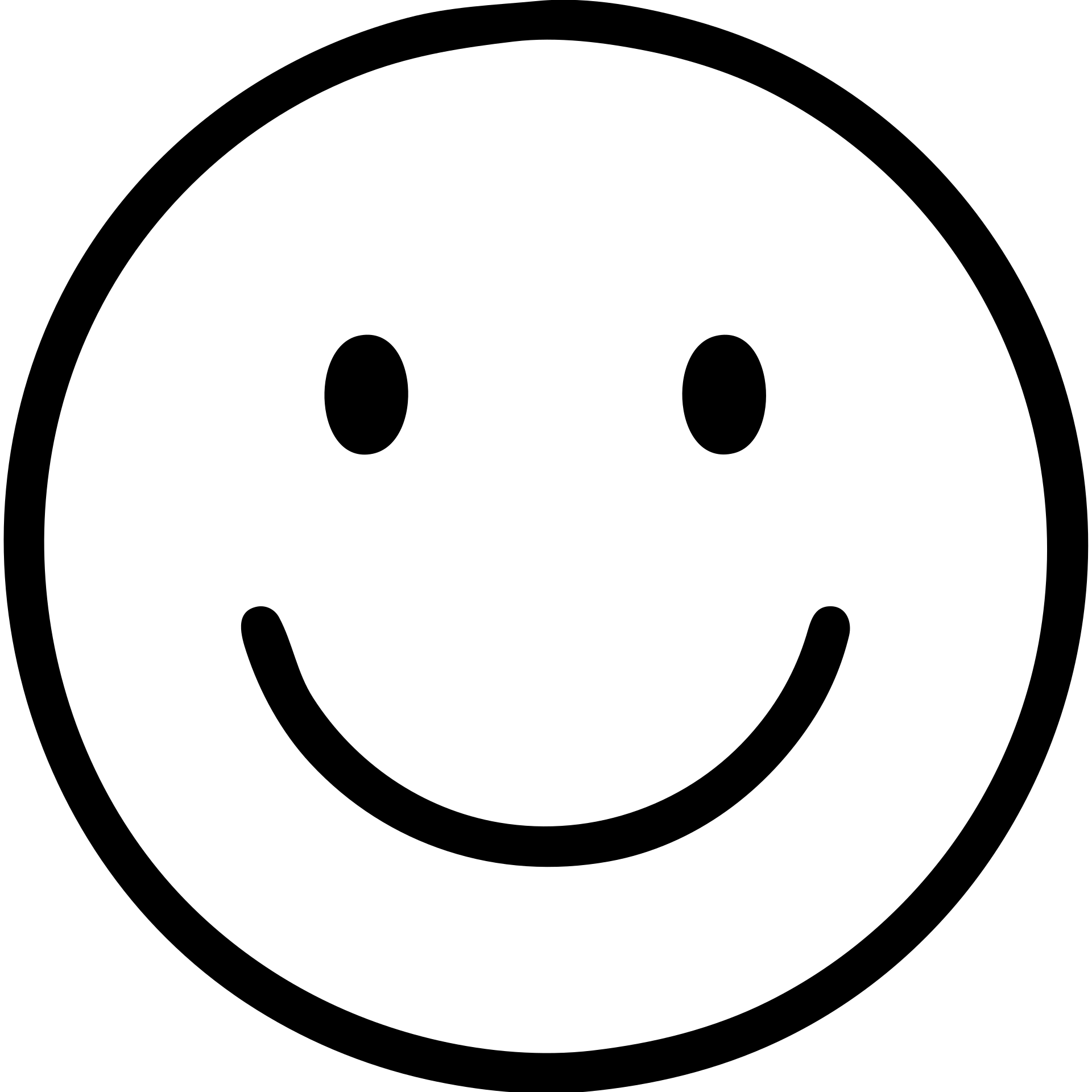 outlined perfect smile icon emoji