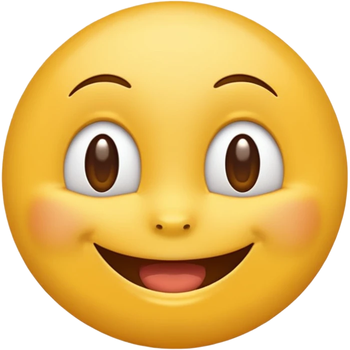 yellow smiling emoji with tits emoji
