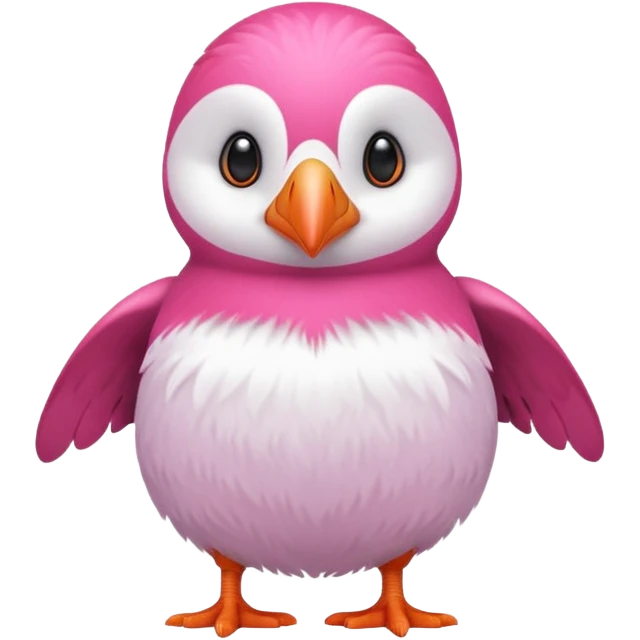 pink puffin 💨 emoji