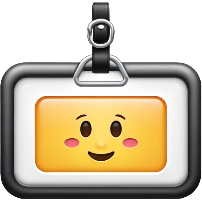 name tag emoji