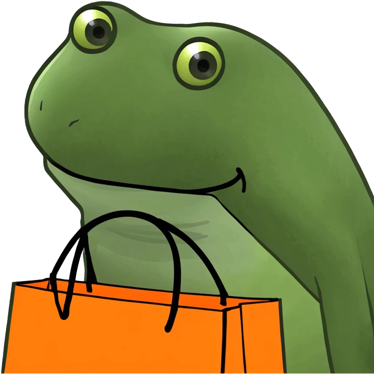 Ulta shopping bag that is orange  emoji