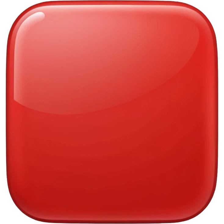 Red square with rounded edges  emoji