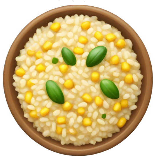 risotto with corn emoji
