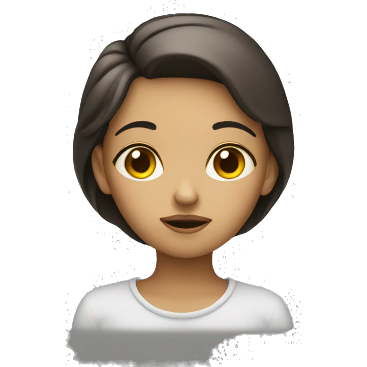 thinking girl emoji