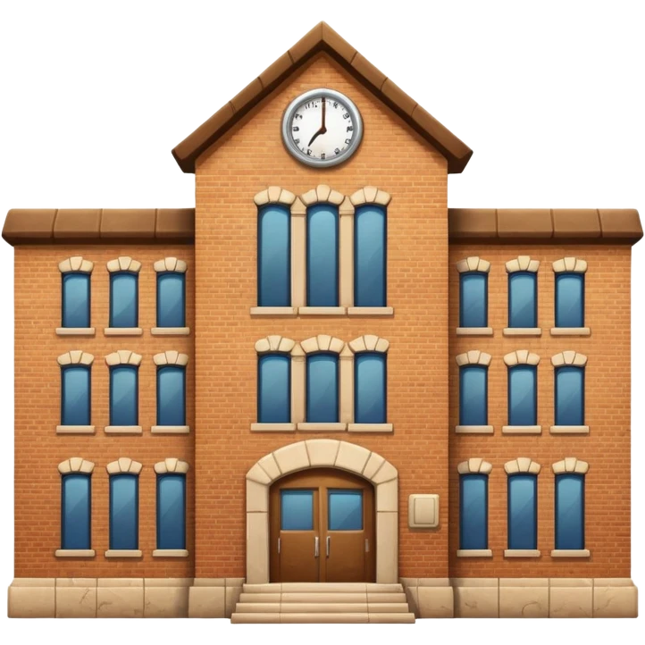School building emoji