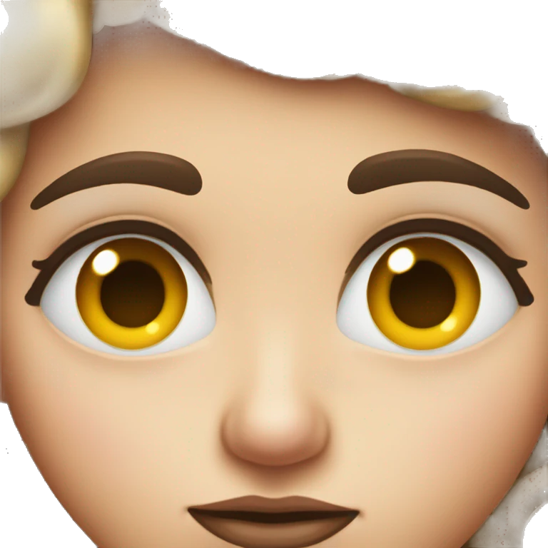 side eye with curled up lip emoji