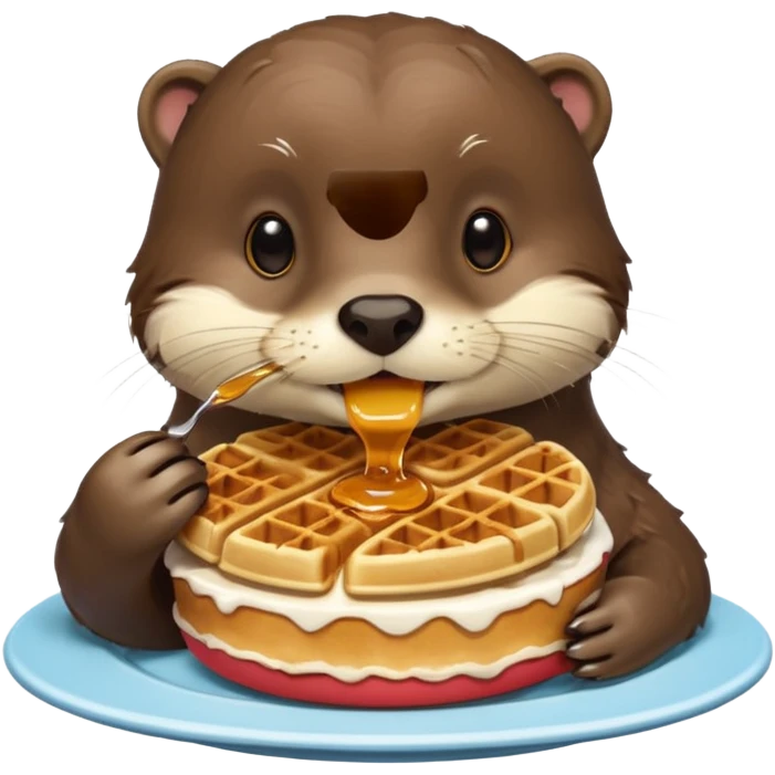 otter waffle emoji