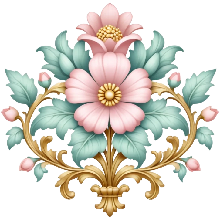 rococo regency flower emoji