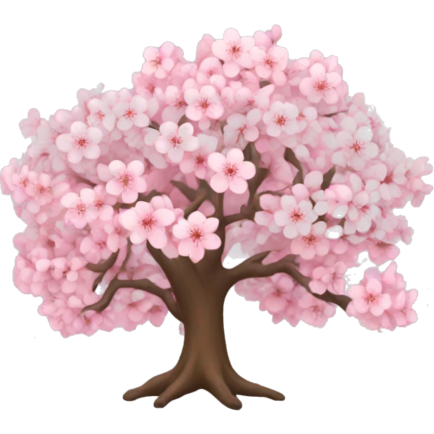 a cherry blossom tree emoji