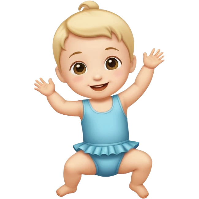 Baby dancing emoji