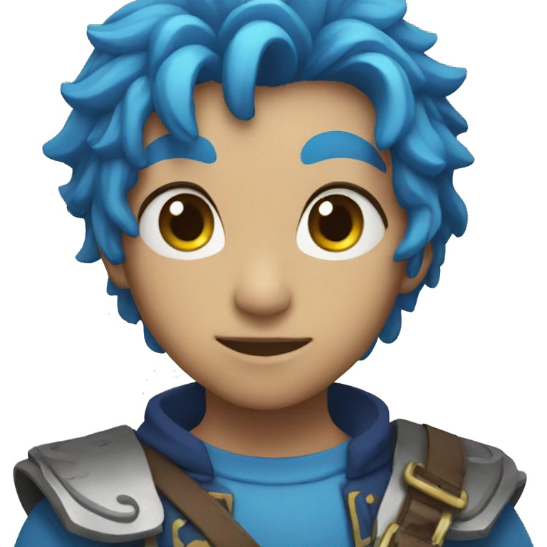 Corazon azul emoji