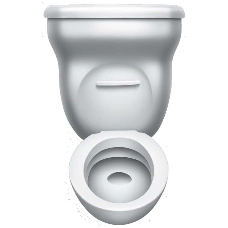 Toilet with man head poking out emoji