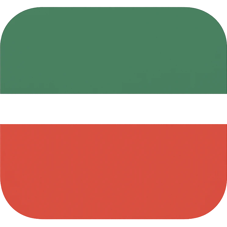 Tatarstan flag, modern flat design emoji