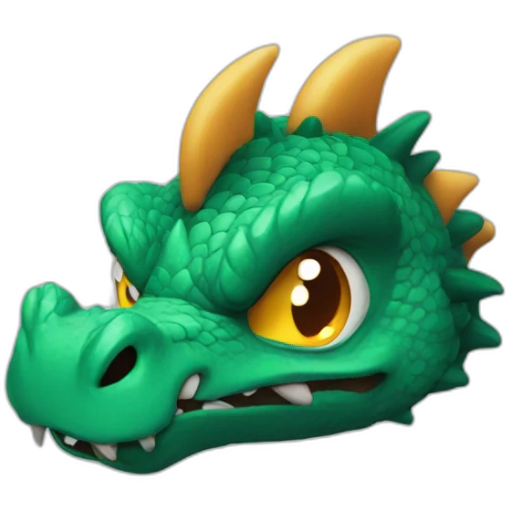 Angry dragon emoji