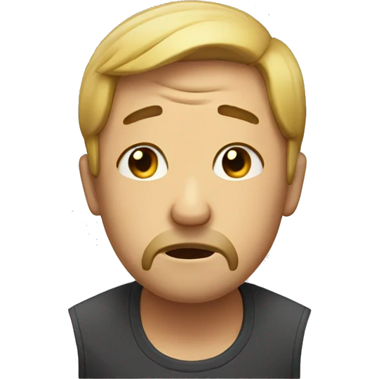 Man crying  emoji