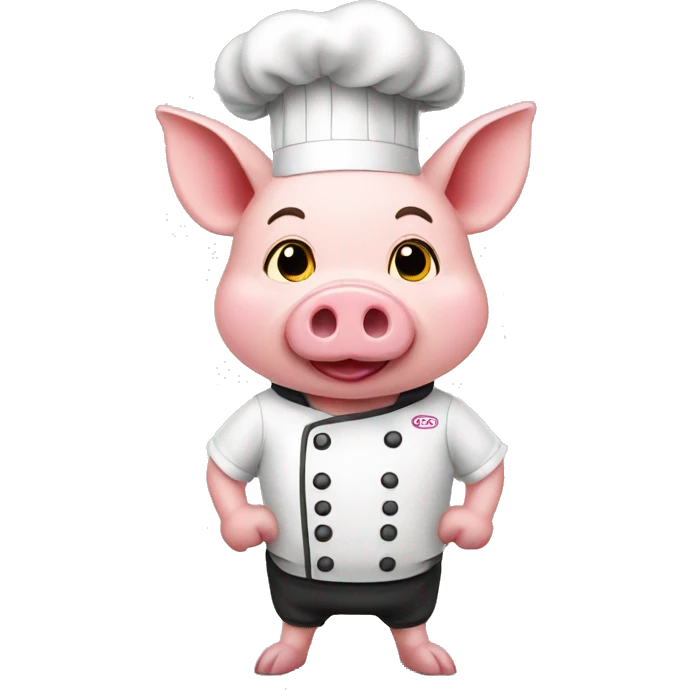 pig chef emoji