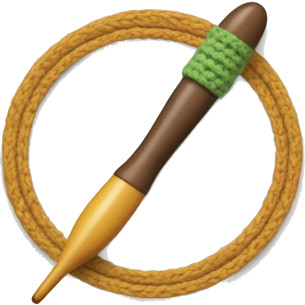Crochet hook emoji