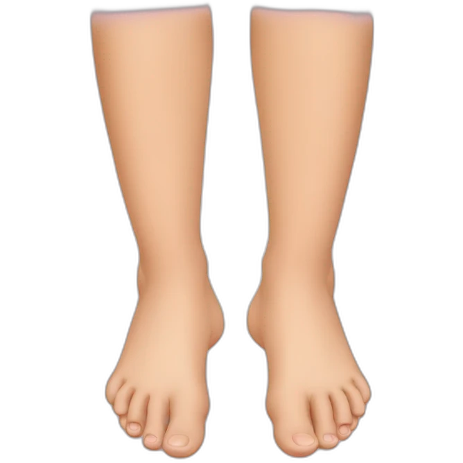 Girl feet emoji