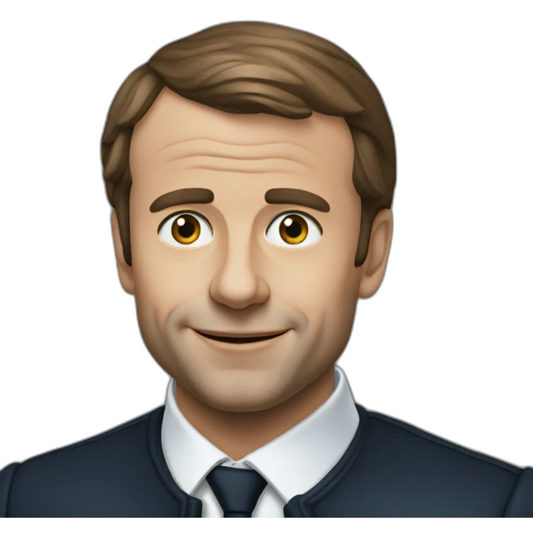 Macron en calvisi emoji