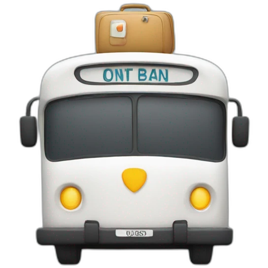 Travel un bus emoji