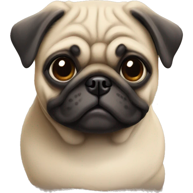 pug withput emoji