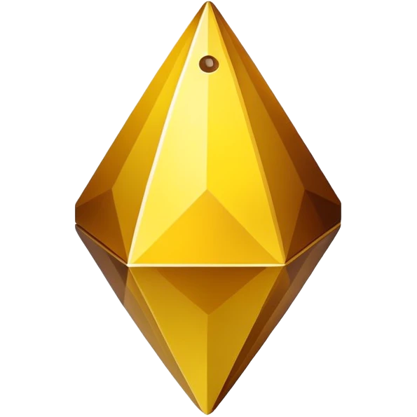 
striped yellow-brown plumbob emoji