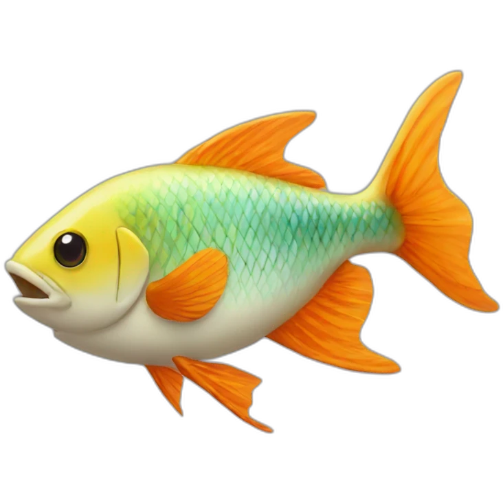 Poisson volant emoji