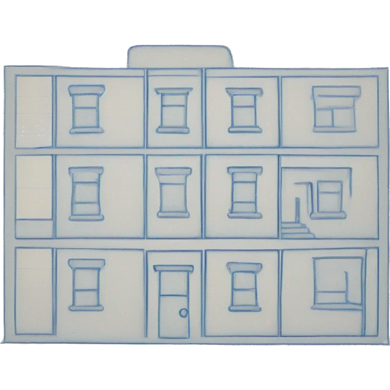 A plan or blueprint. emoji