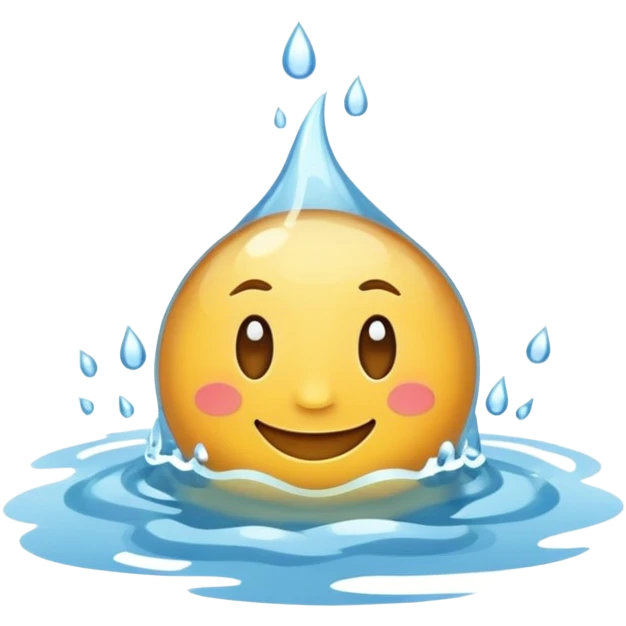 puddle smiling emoji