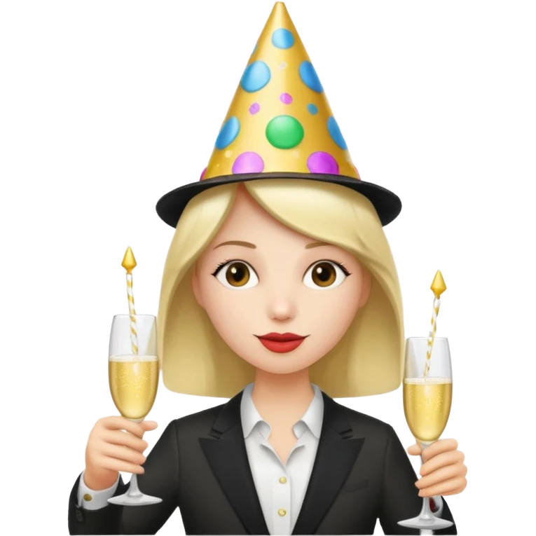 having a party emoji