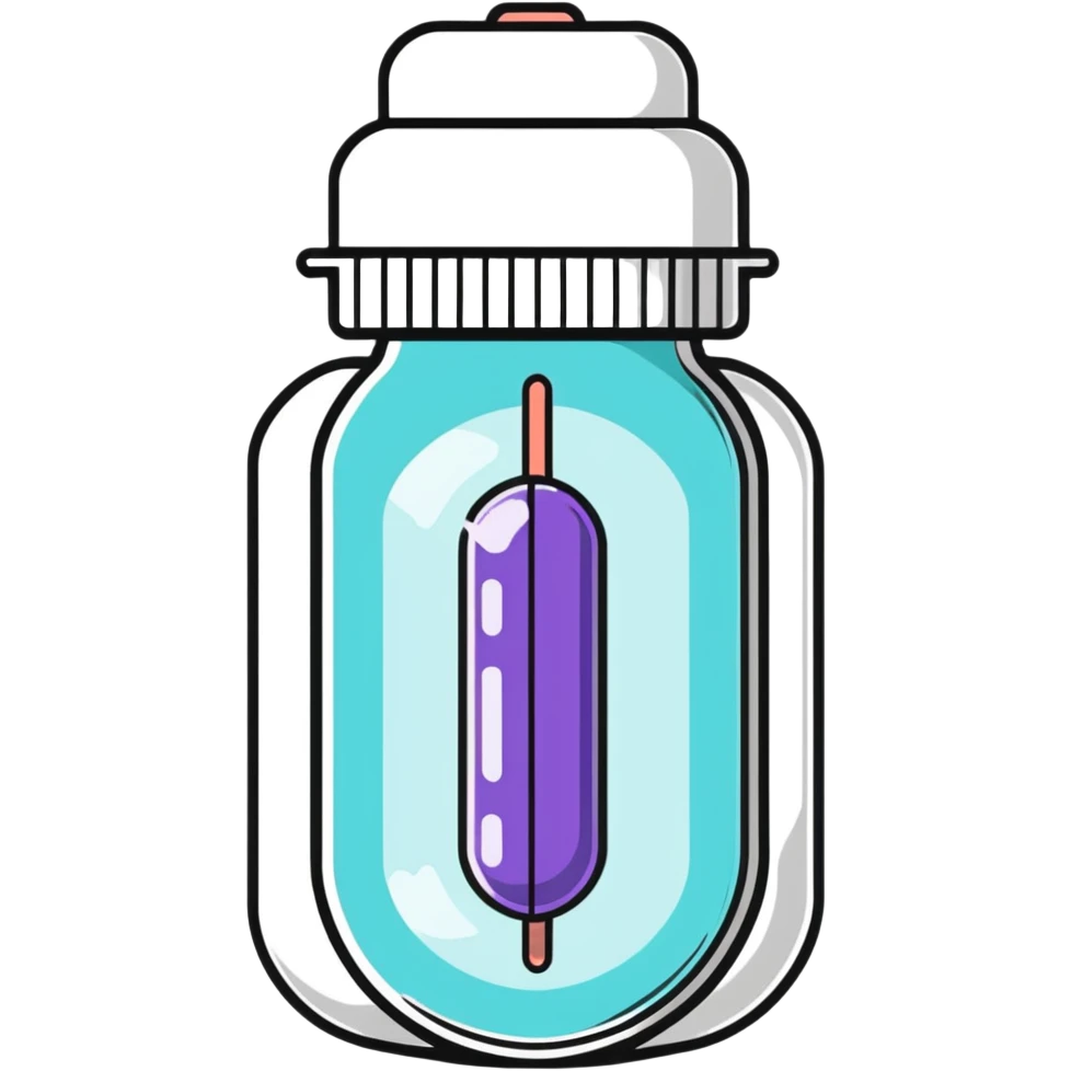 Medical capsule with protective shield emoji